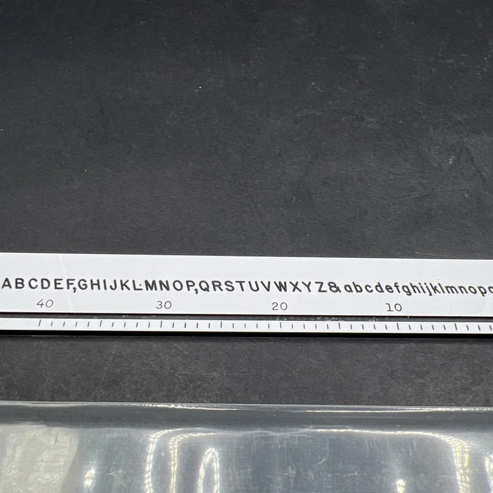 K&E Keuffel & Esser Leroy 61 0300-100CL Lettering‎ Template (Pen 00)
